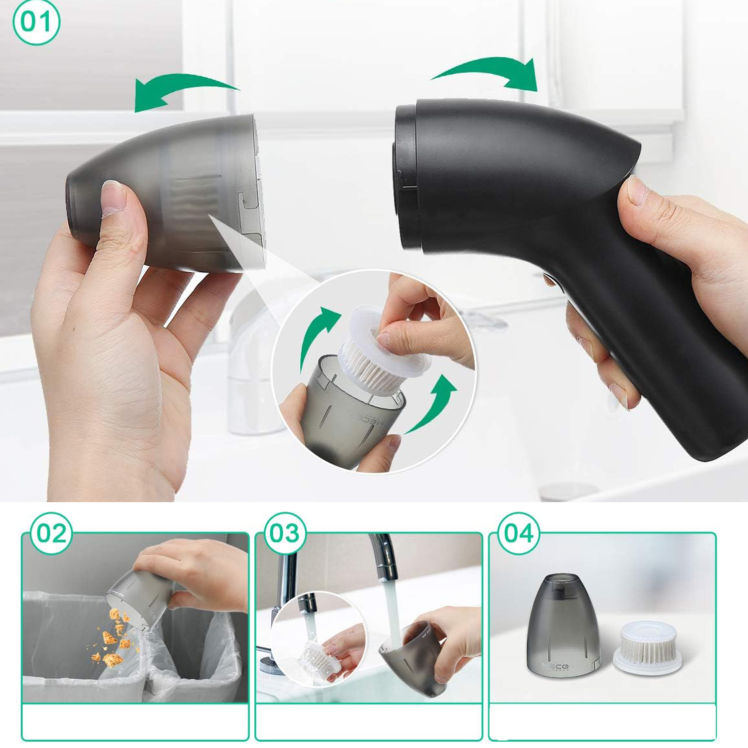 MOCNY ODKURZACZ BEZPRZEWODOWY DMUCHAWA DO KLAWIATURĄ I LAPTOPEM LED 65W USB Kod producenta Odkurzacz Dmuchawa Air Duster