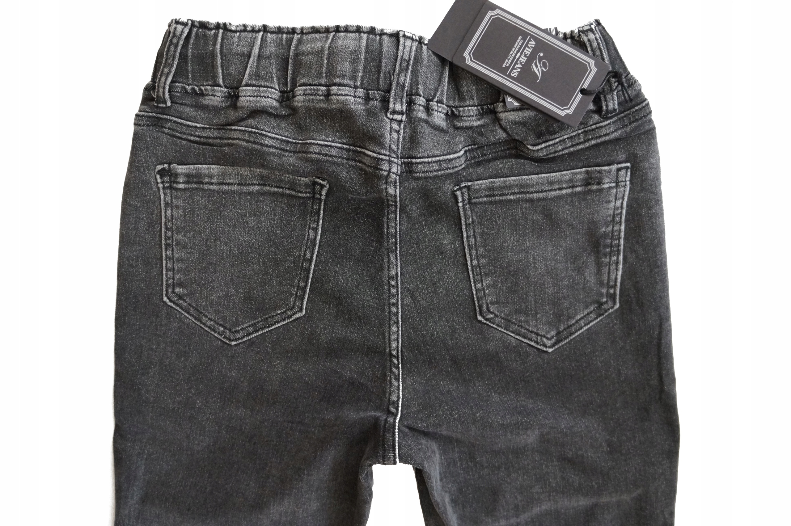 tujkama_AVIE брюки джинсы на резинке / резинка завязанная Midsection (Waist Height) high