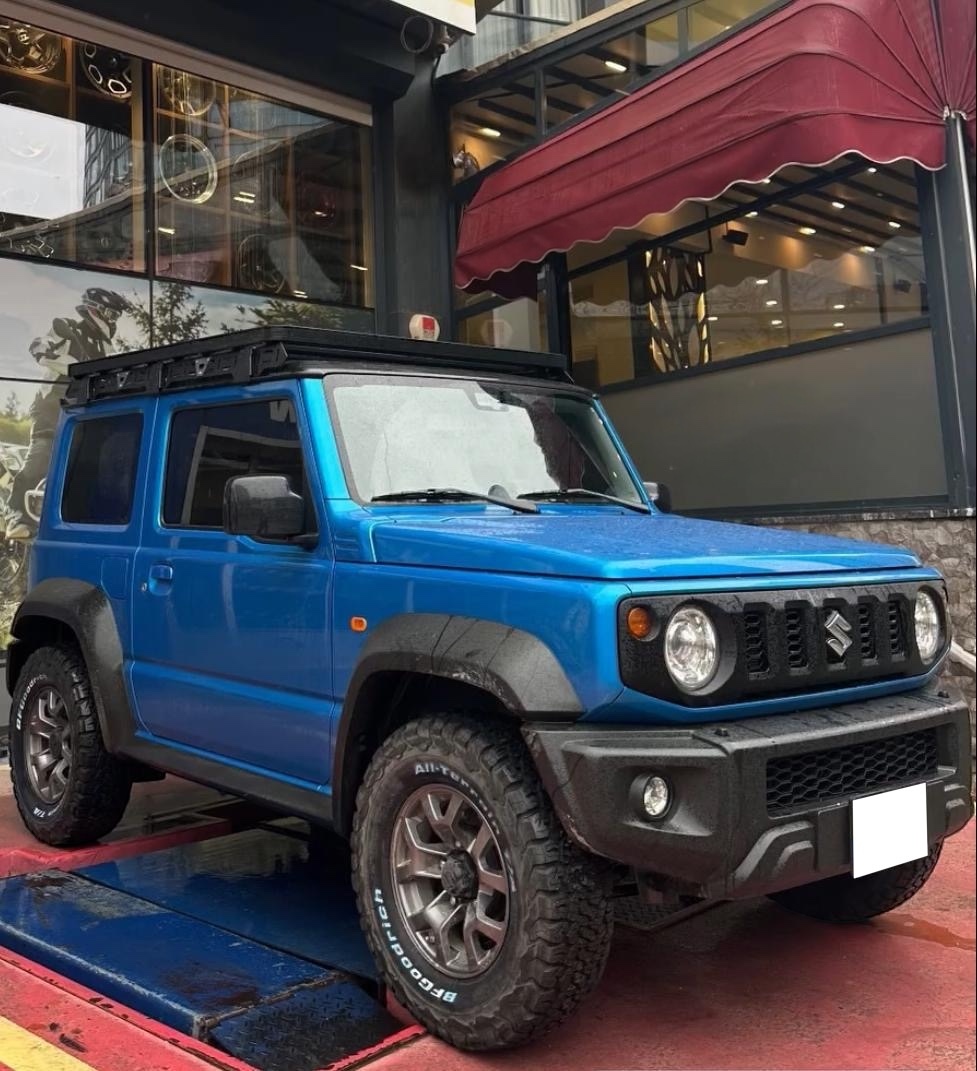 Hliníkový strešný nosič platforma relingy Suzuki Jimny JB74