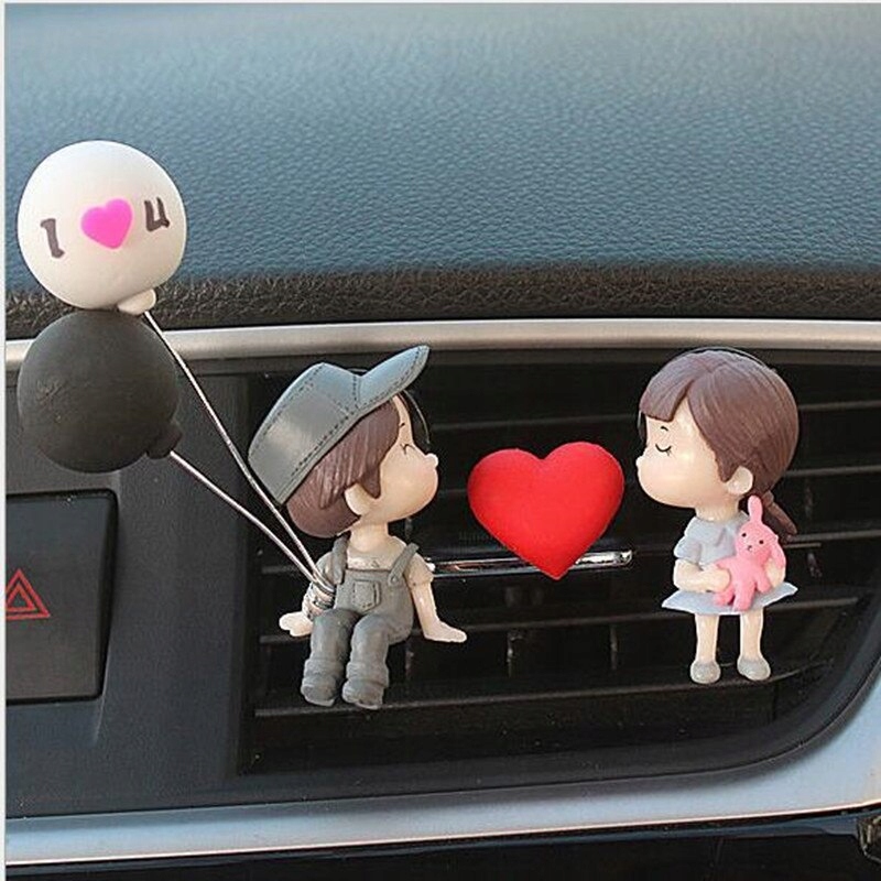 Мода милий повітряна куля пара закоханих автомобілів Клим