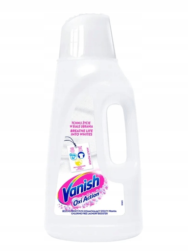 Levně 2x Vanish Oxi Action White Odstraňovač skvrn na bílé tekutiny 2 l