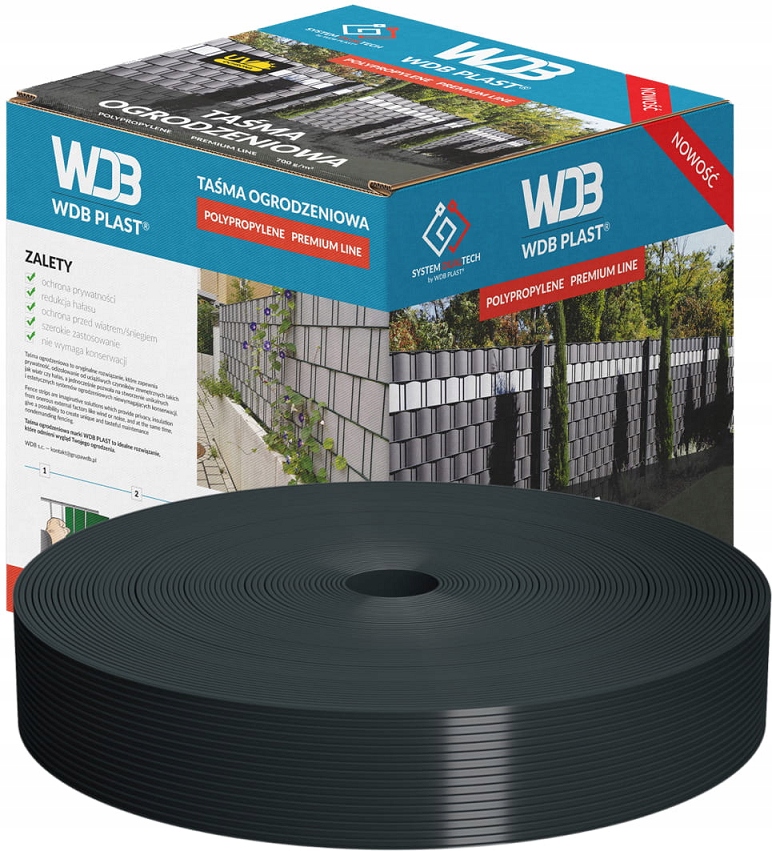 

Wdb Taśma Premium Line 47,5mm x 50m RAL7016