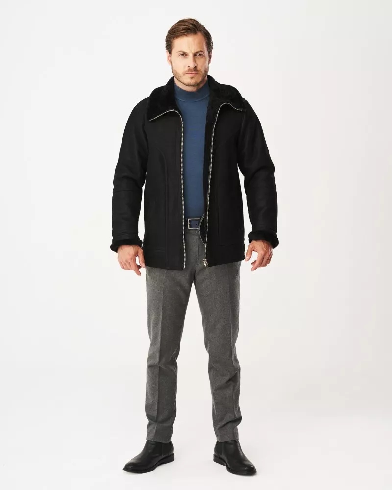 Kożuch męski Xavier L Model Xavier