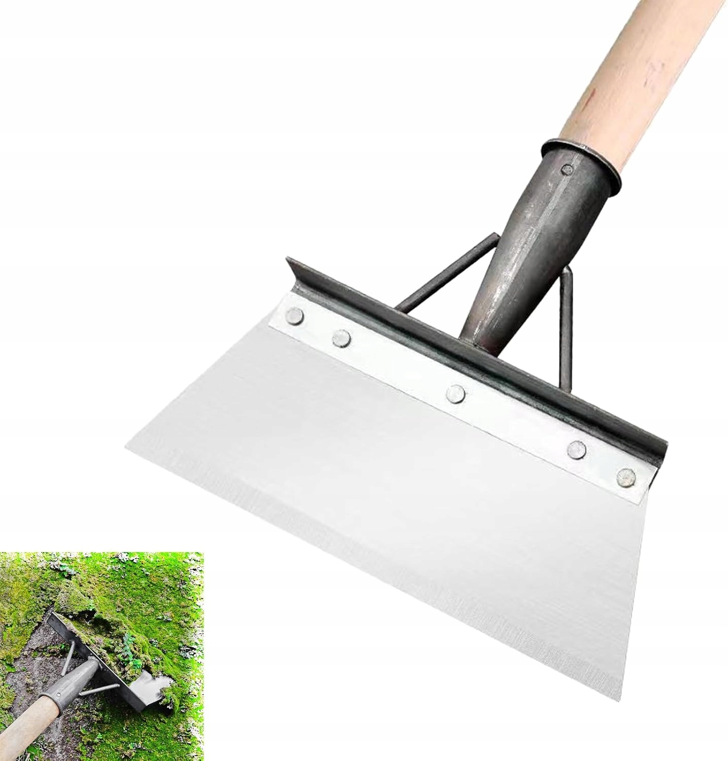 Multifunkční lopatka na čištění a odstraňování plevele 23 cm Ocelová