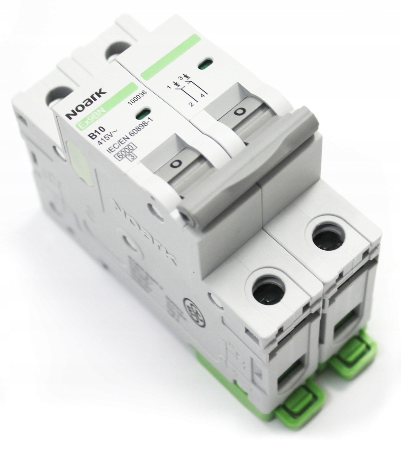 

Wyłącznik Nadprądowy B10 10A 2P Noark 100036