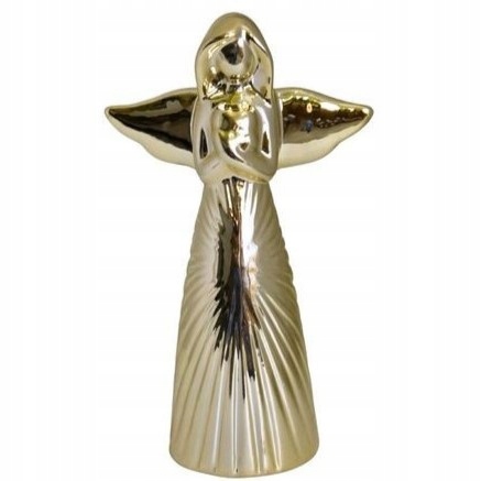 ANIOŁEK FIGURKA CERAMICZNA ZE SKRZYDŁAMI SERCEM DEKORACJA NA PREZENT