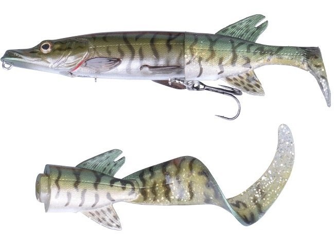 Savage Gear 3D Hybrid Pike 25cm/130g SS07 Green Silver Pike 50235