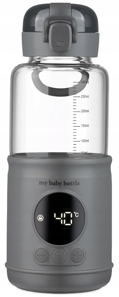 MyBabyBottle Pro Podgrzewacz Do Wody I Mleka Dla Dzieci Przenośny Grey