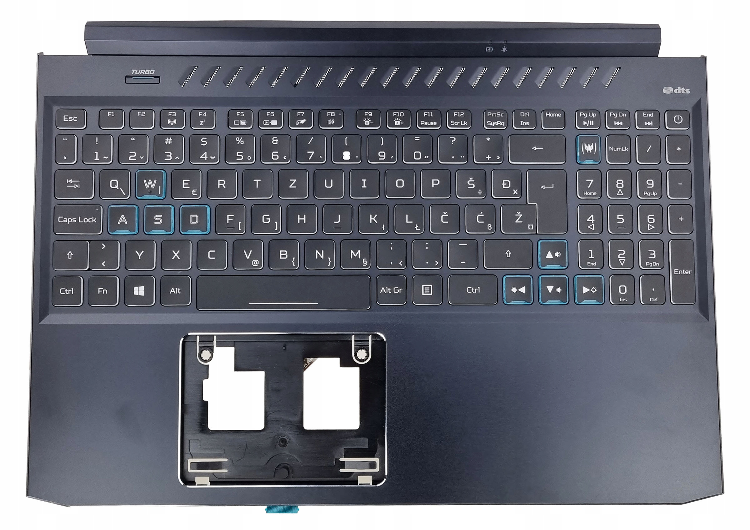Kryt Klávesnice Acer Predator Helios 300 PH315-53 RTX3060 3070 Chorvátsky