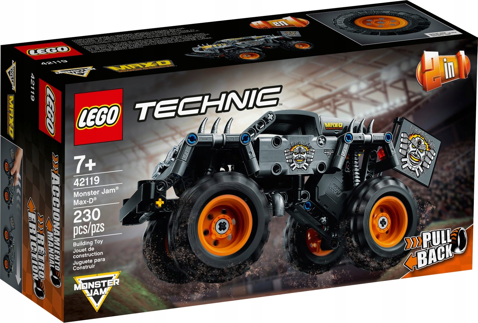 

Lego 42119 Technic Monster Jam Max-D