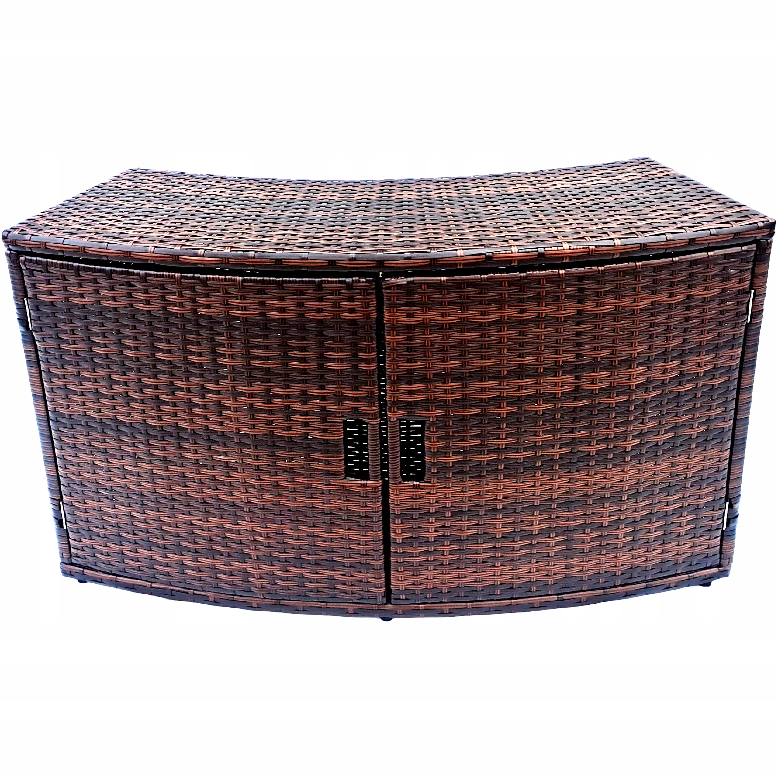 Szafka z drzwiami do okrągłego JACUZZI RATTANOWA