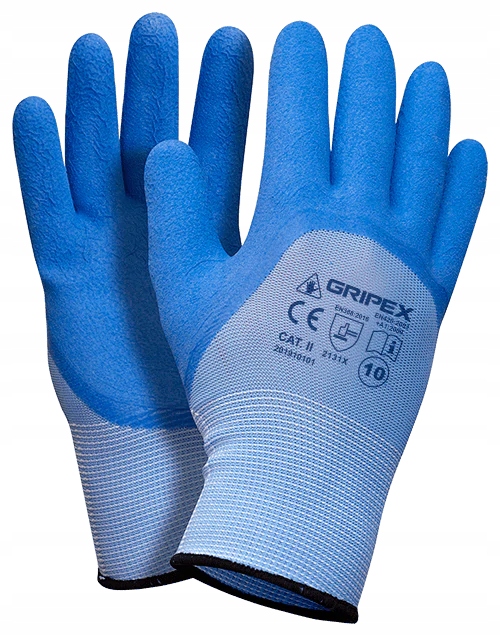 

Rękawice robocze grip Gripex niebieskie 9-L