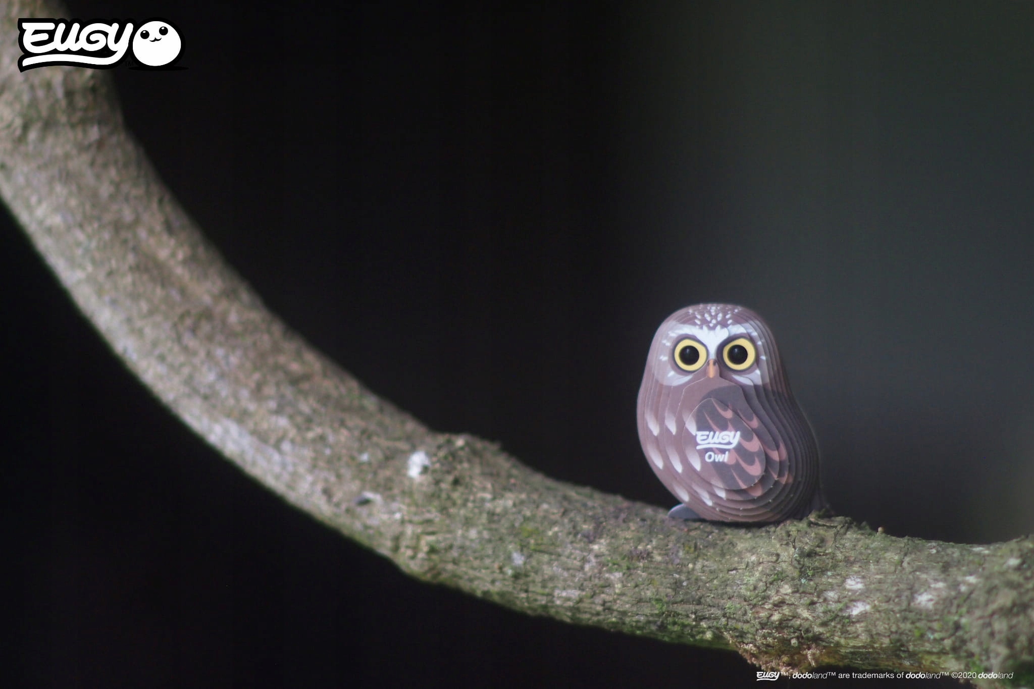 SOWA EKO UKŁADANKA PUZZLE 3D EUGY Liczba elementów 1