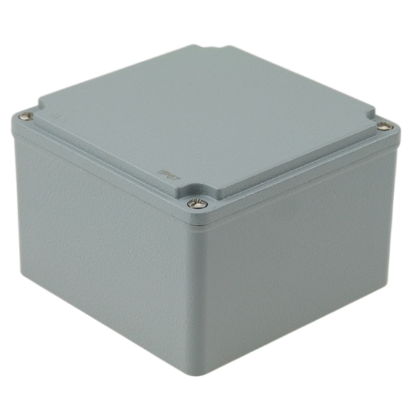 Univerzální Pouzdro Z Odolného Hliníku 130X130X90 MM, IP67, Hliník