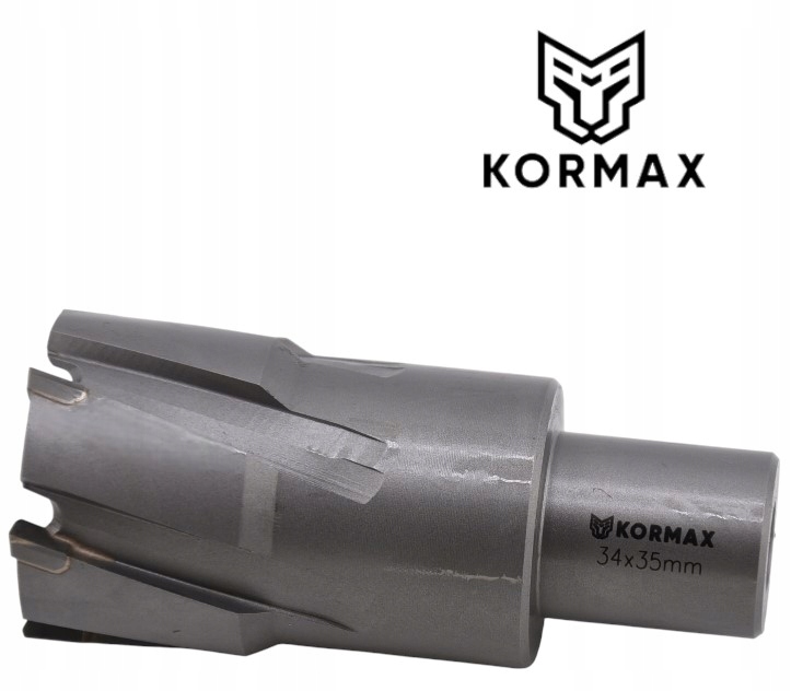 Frez trepanacyjny z węglikiem 38 x 35mm wiertło rurowe 38x35 Weldon Kormax