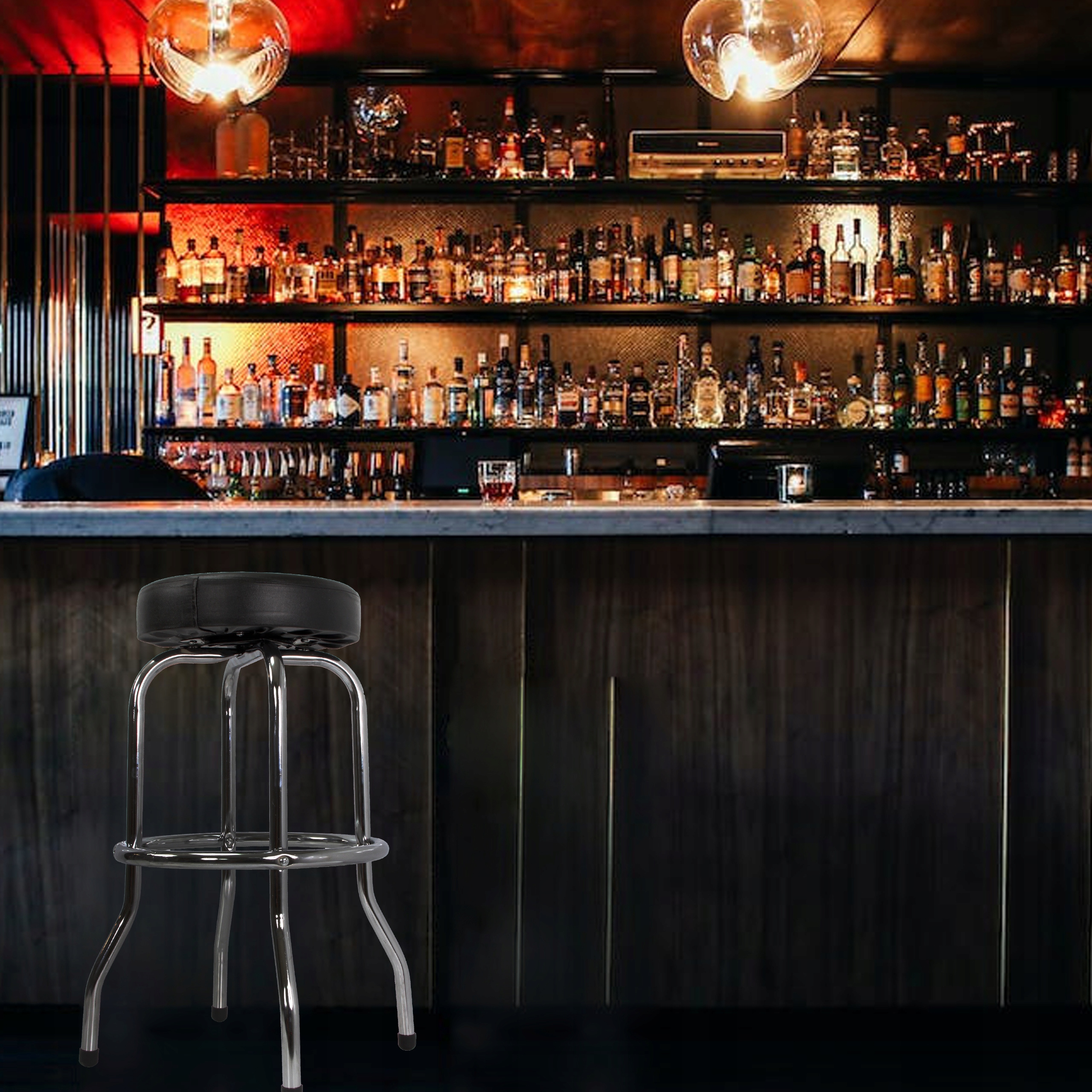 TABORET OBROTOWY STOŁEK WARSZTATOWY BAROWY KUCHENNY KRZESŁO FRYZJERSKIE Marka Mar-Pol