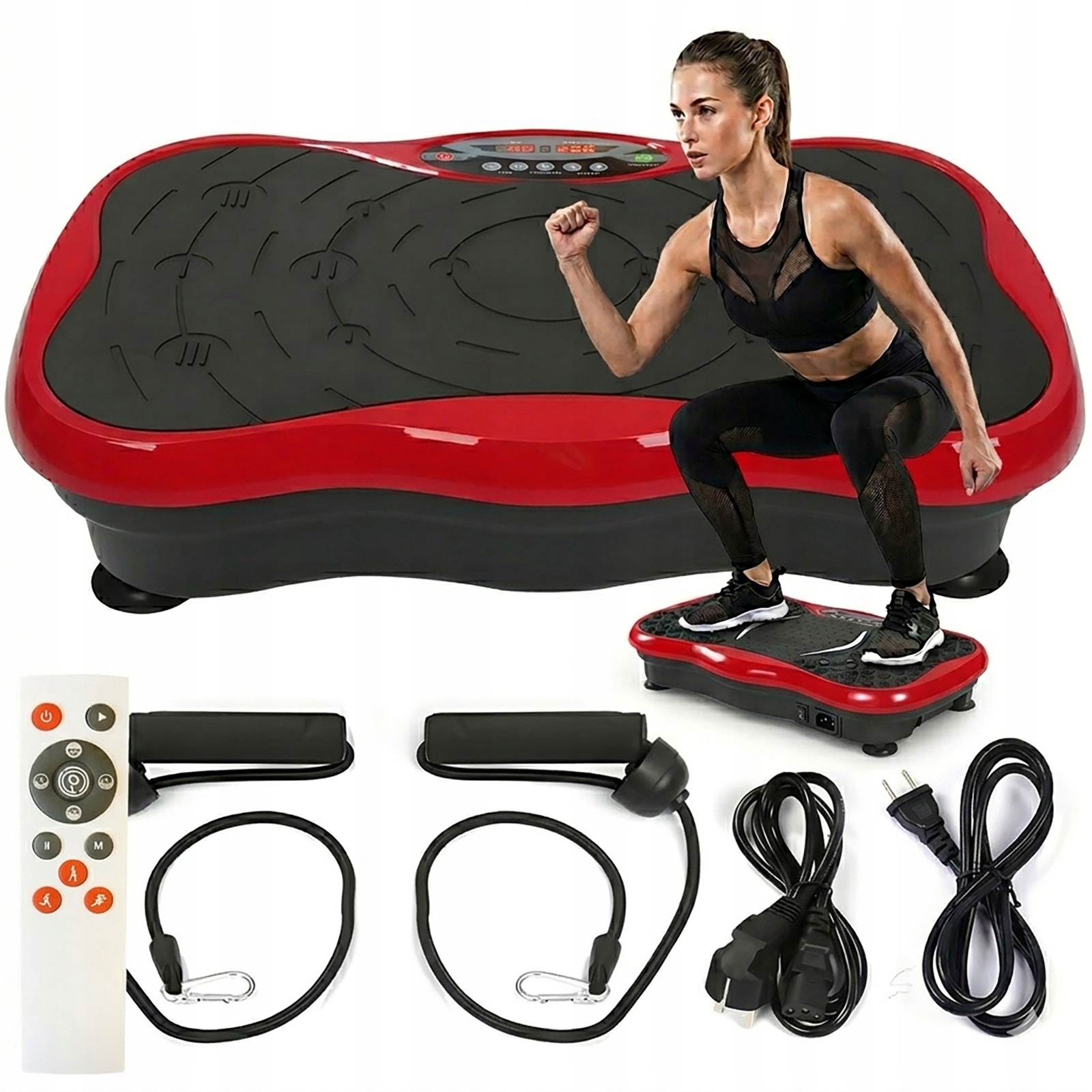 Profesjonalna Platforma Wibracyjna Z Bluetooth I Pilotem Do Treningu W Domu