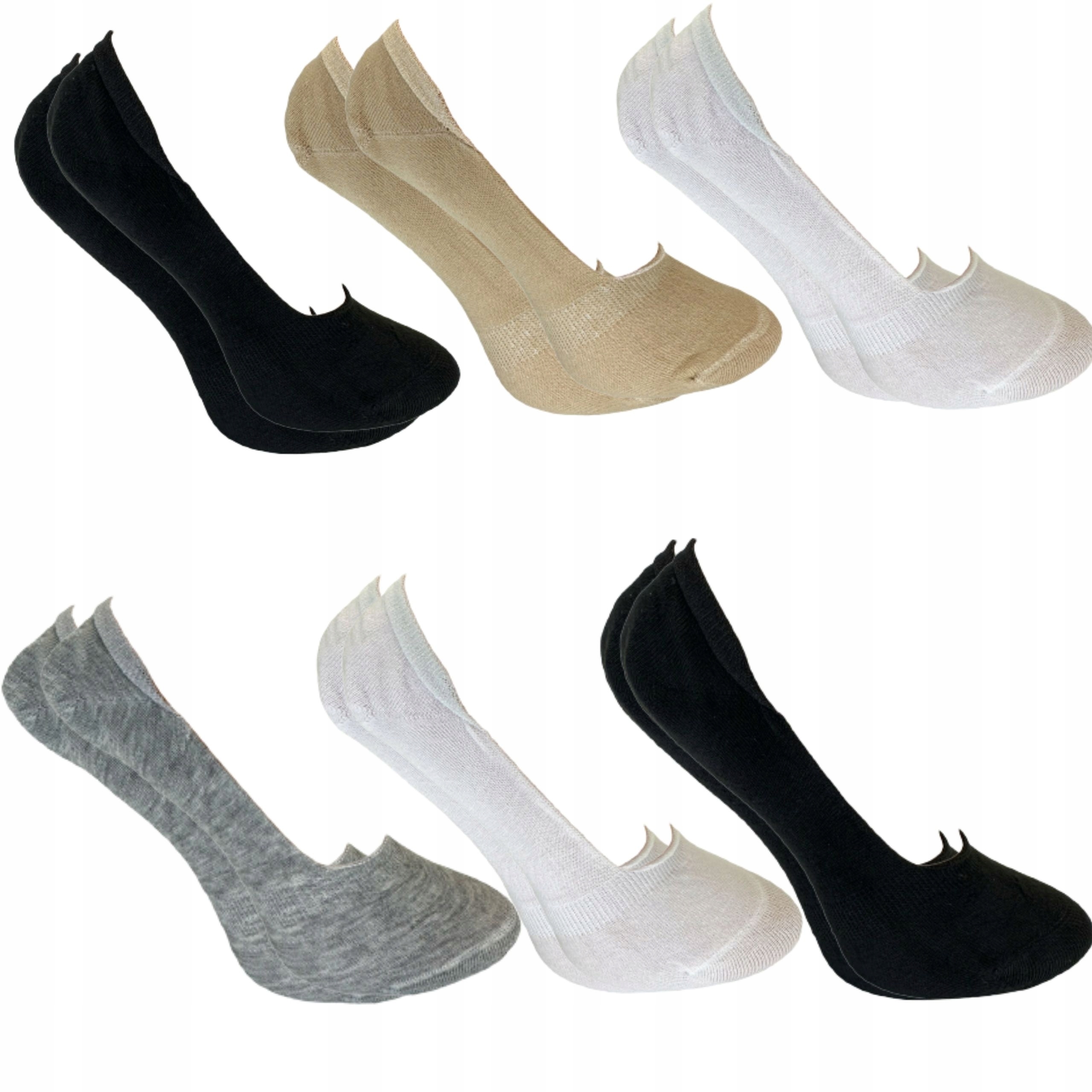 

6x Stopki Bambusowe Damskie Skarpetki mix 39-41