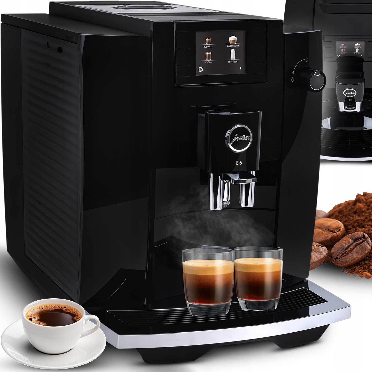 Jura Automatyczny Ekspres Do Kawy Ciśnieniowy E6 Ec Wifi 11 Specjałów