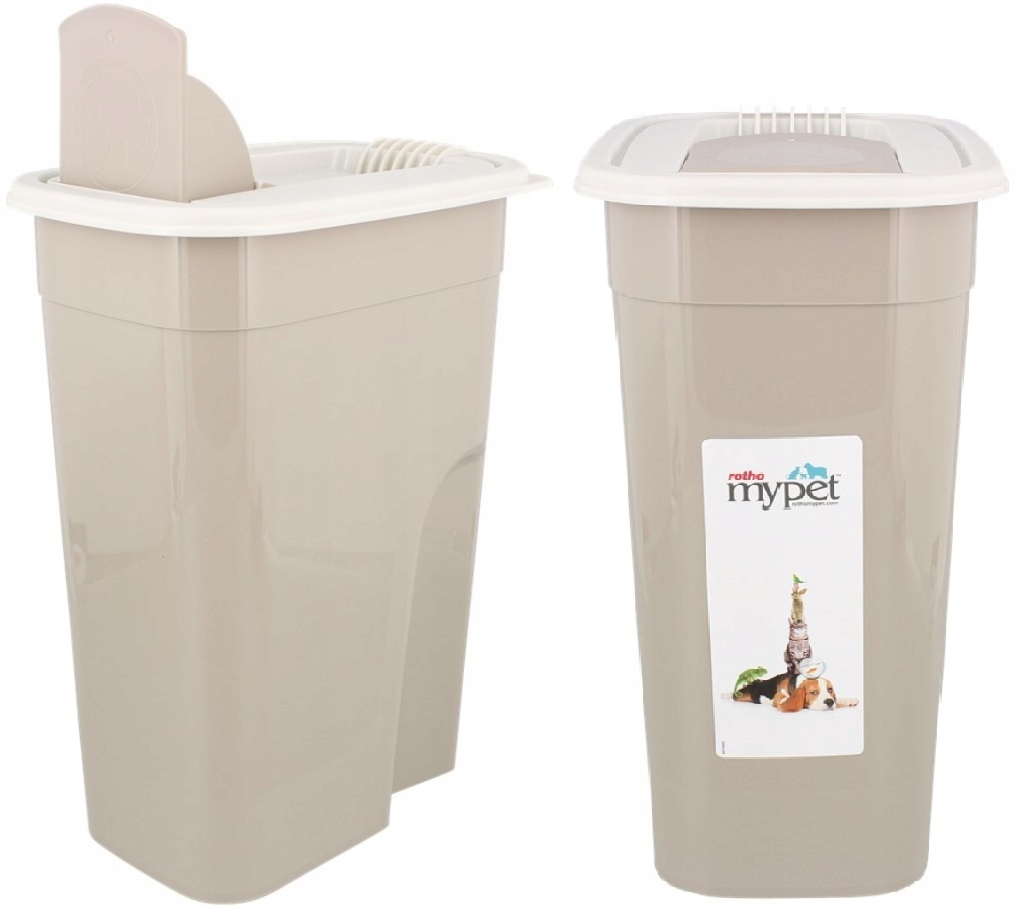 

Pojemnik Pudełko Na Karmę Z Miarką Dla Psa Kota 4L