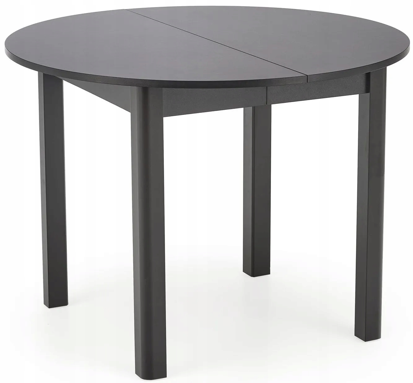Stylowy Stół Okrągły Ringo 102 Cm Czarny Halmar Nowoczesny