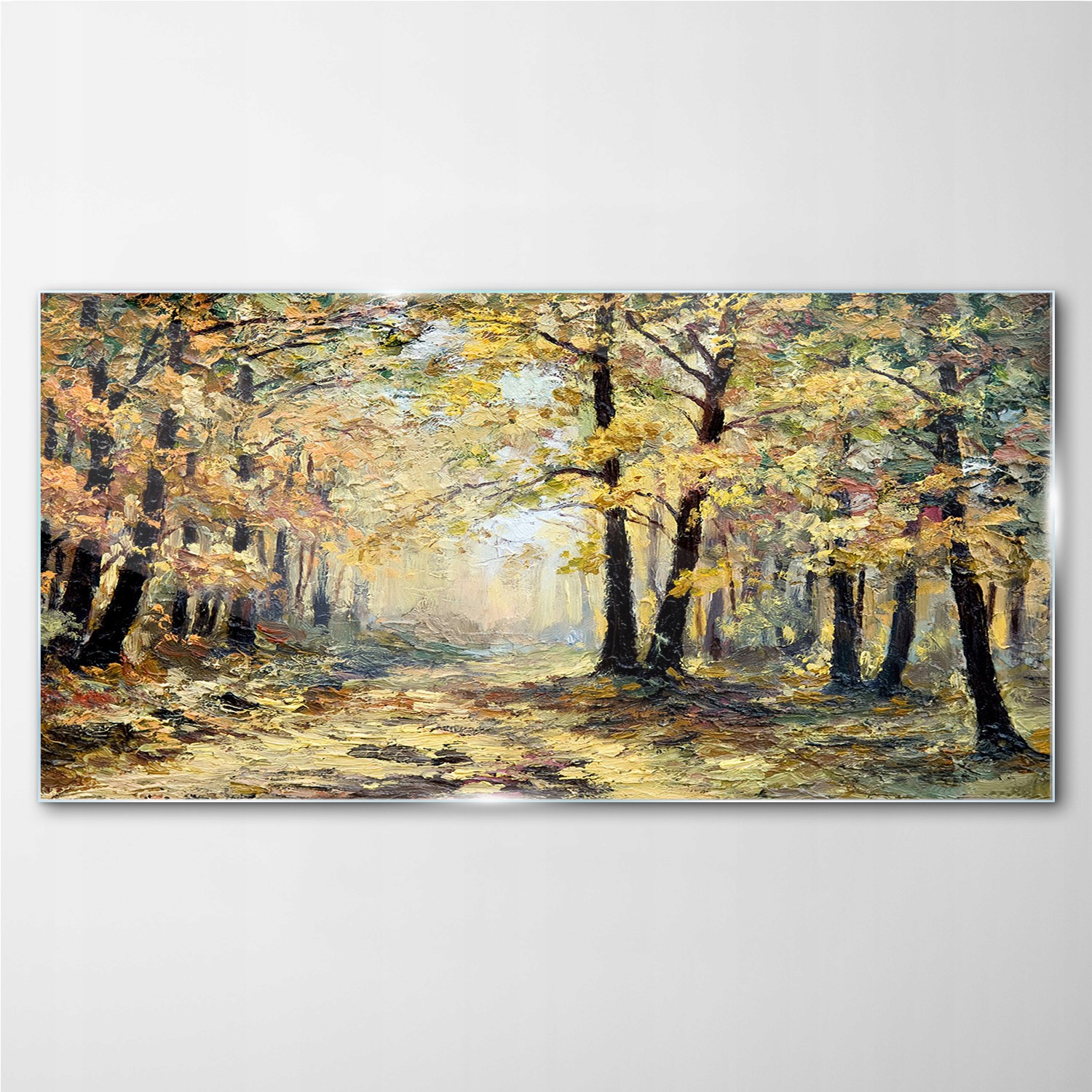 

Obraz z nadrukiem szklany Las jesień 100x50 cm