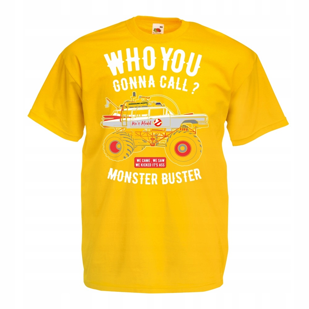 

Koszulka monster truck buster auto M żółta