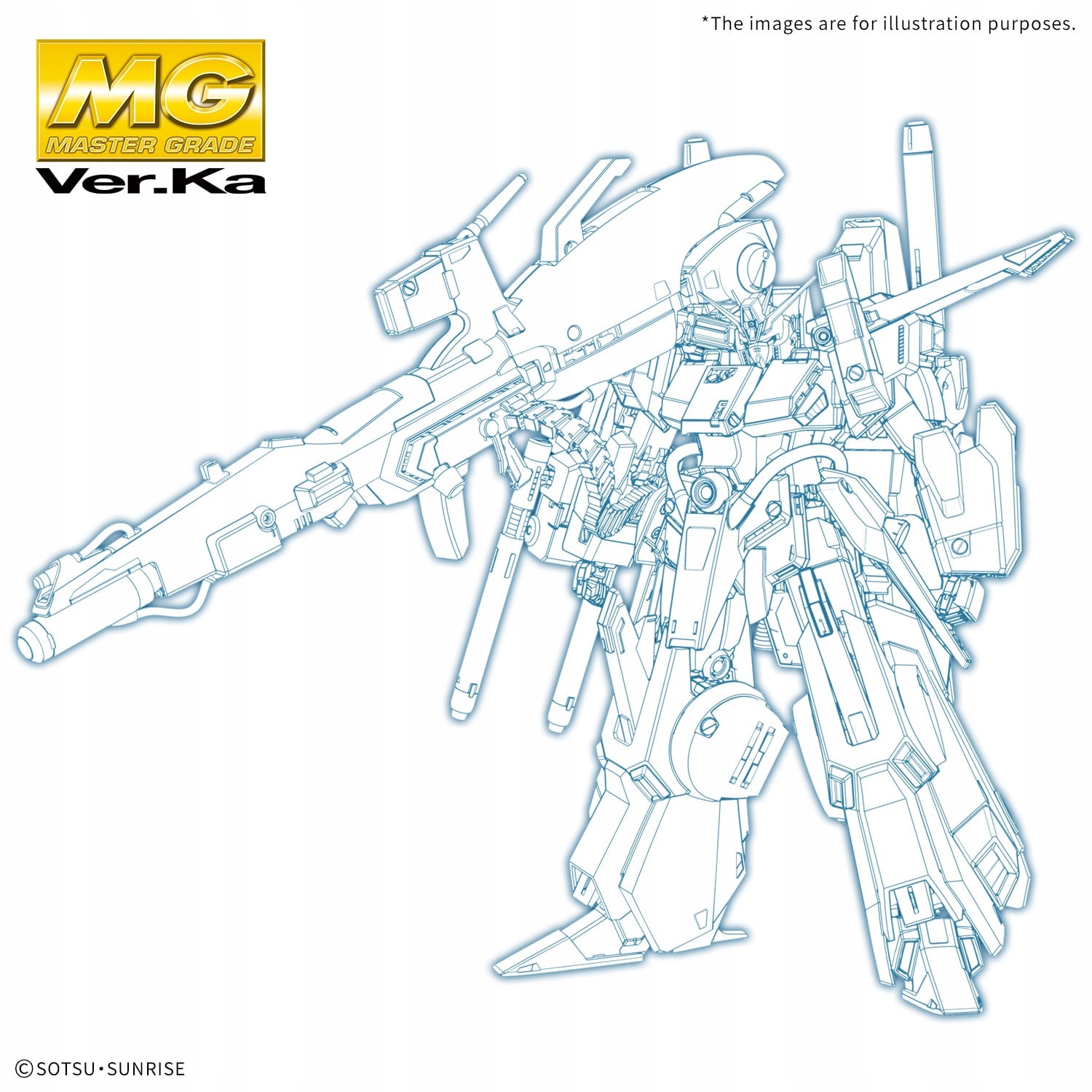 Bandai Mg 1/100 Full Armor Zz Gundam Ver. Ka Sada Model Kit pro skládání