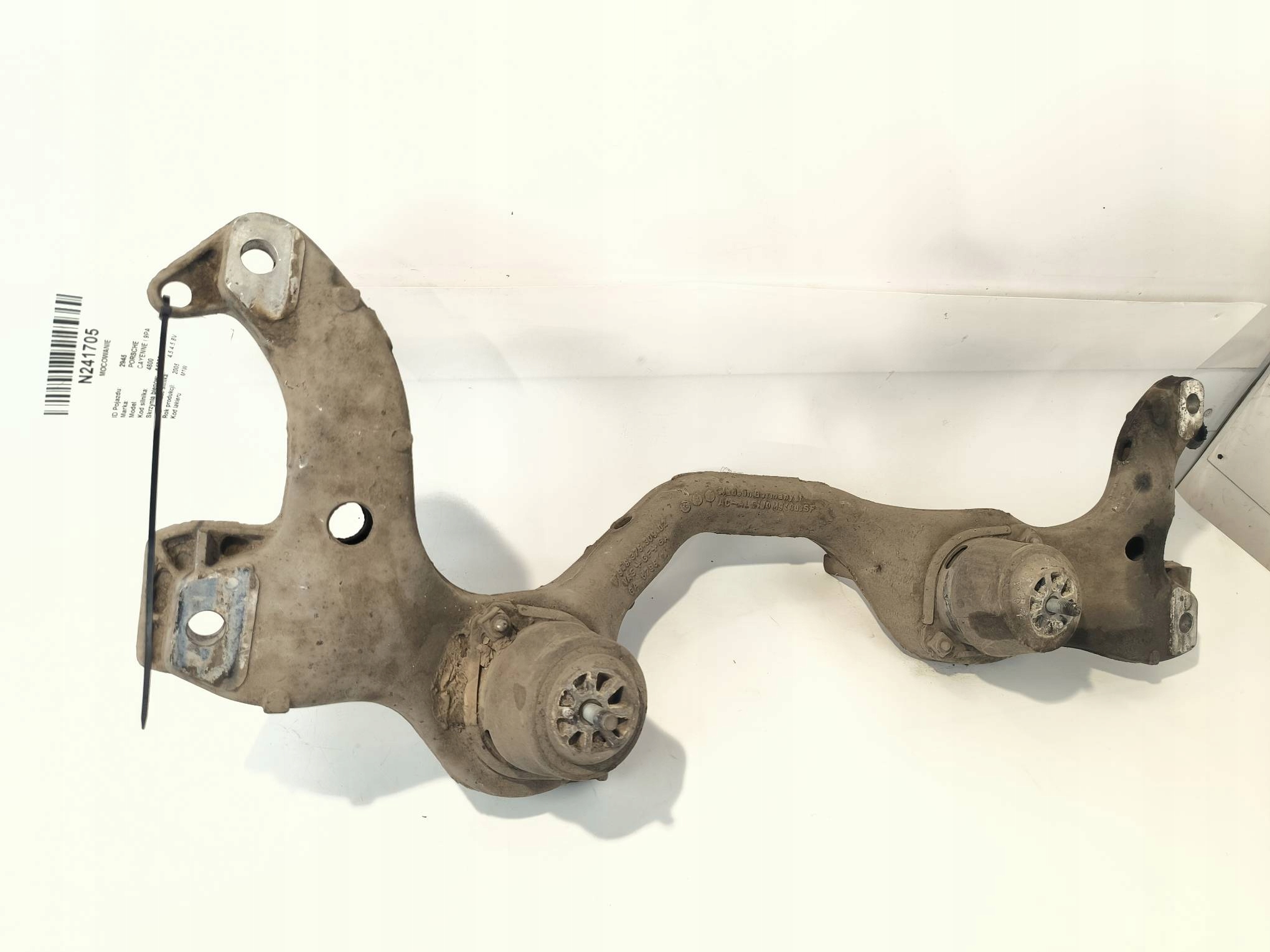 holder sider below engine 94837530902 PORSCHE CAYENNE and 9PA