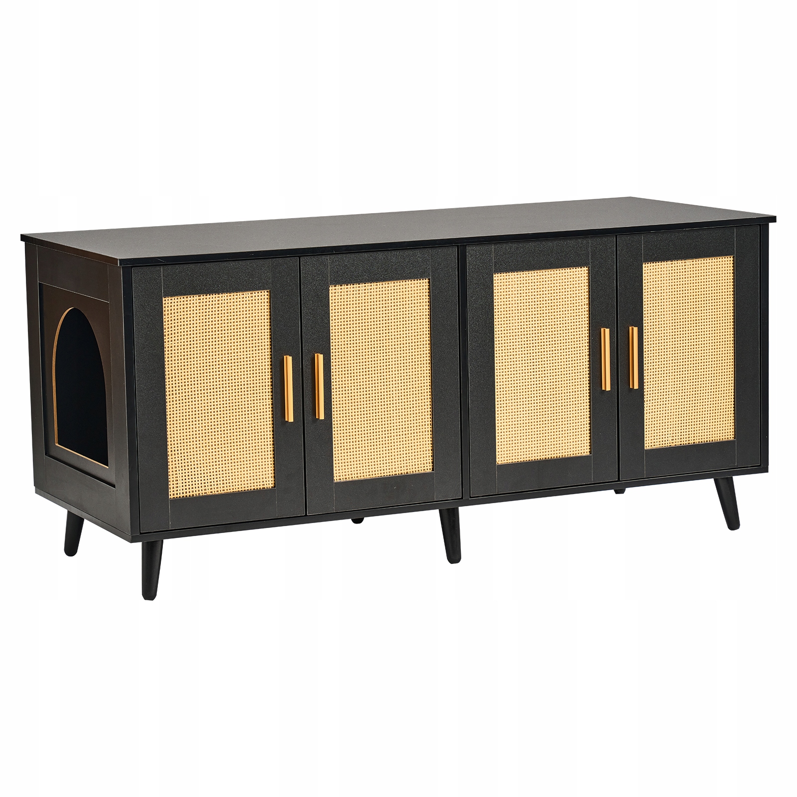 Nástavba kyvety Pro Kočky 1,19x0,5x0,55M Černá Maximální zatížení 68 kg