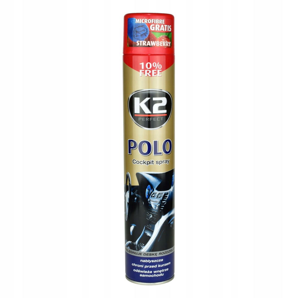 

K2 Polo Cockpit Nabłyszcza Kokpit Truskawka 750