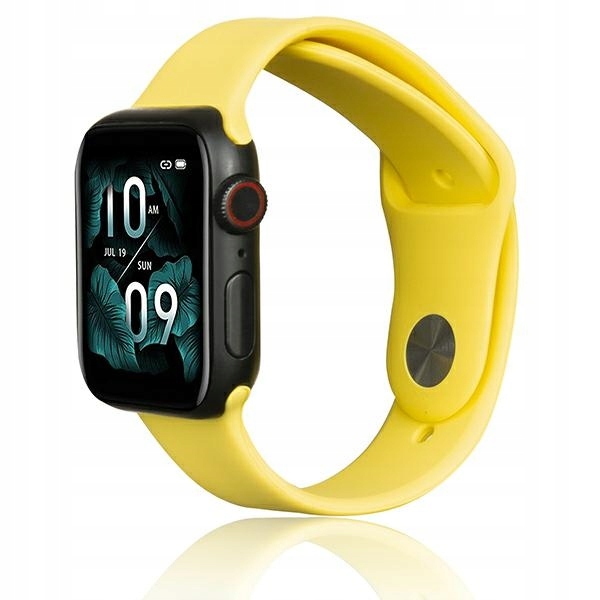 Beline pasek Apple Watch Silicone42/44/45/49mm żółty /yellow