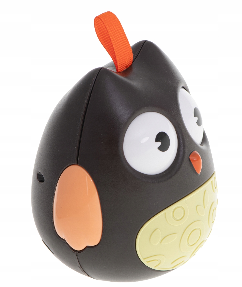 WAŃKA WSTAŃKA SOWA SENSORYCZNA Kiwajka DZWONKI Cz Marka Ikonka