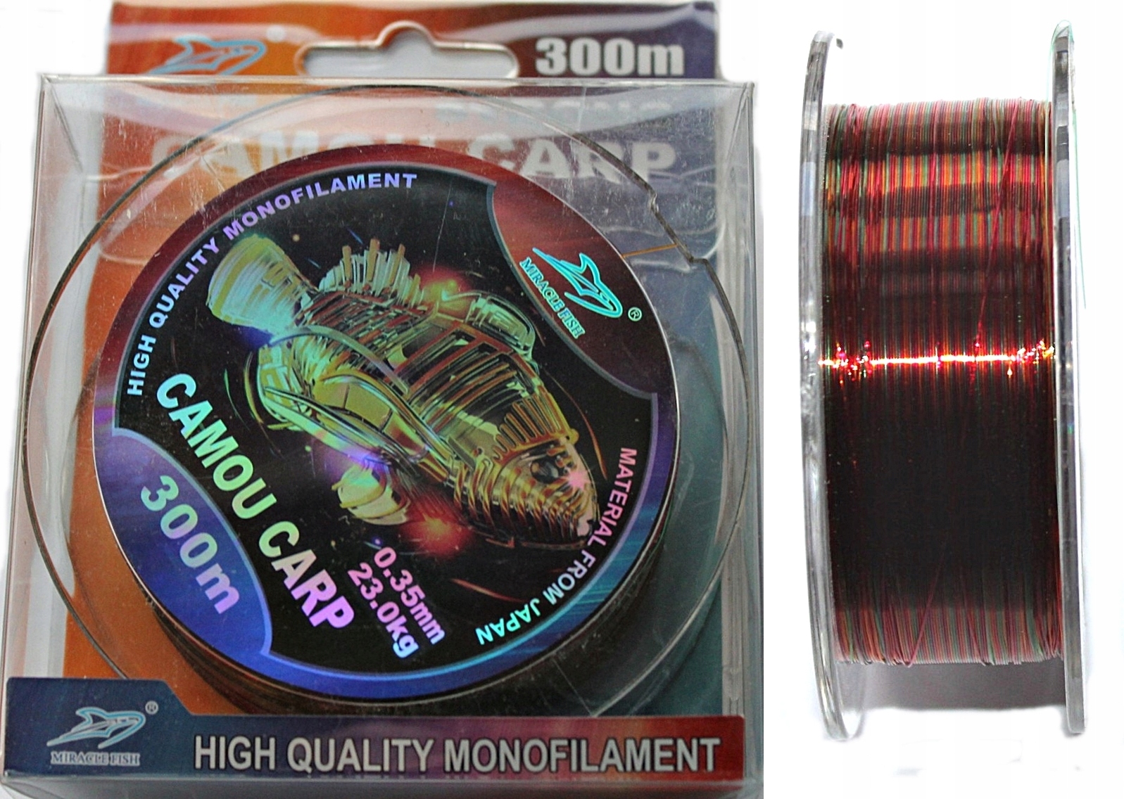Żyłka Camou Strong Carp 0,35mm. 23kg. 300 metrów.