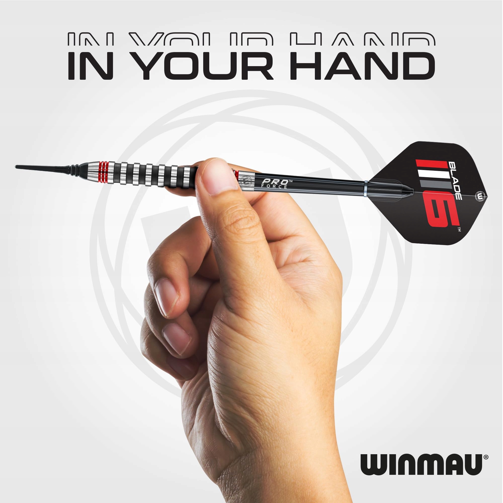 WINMAU Zestaw Profesjonalnych Rzutków Softip Wolframowych 22g z Lotkami — miniatura 5