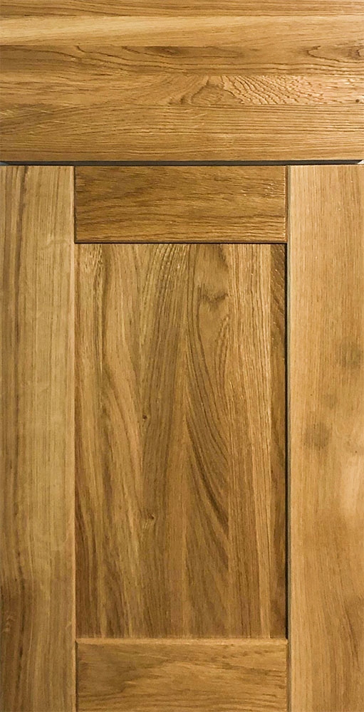 Dřevěná nábytková čela Dub dubová Dvířka kuchyňská Na Míru 0,1 m2