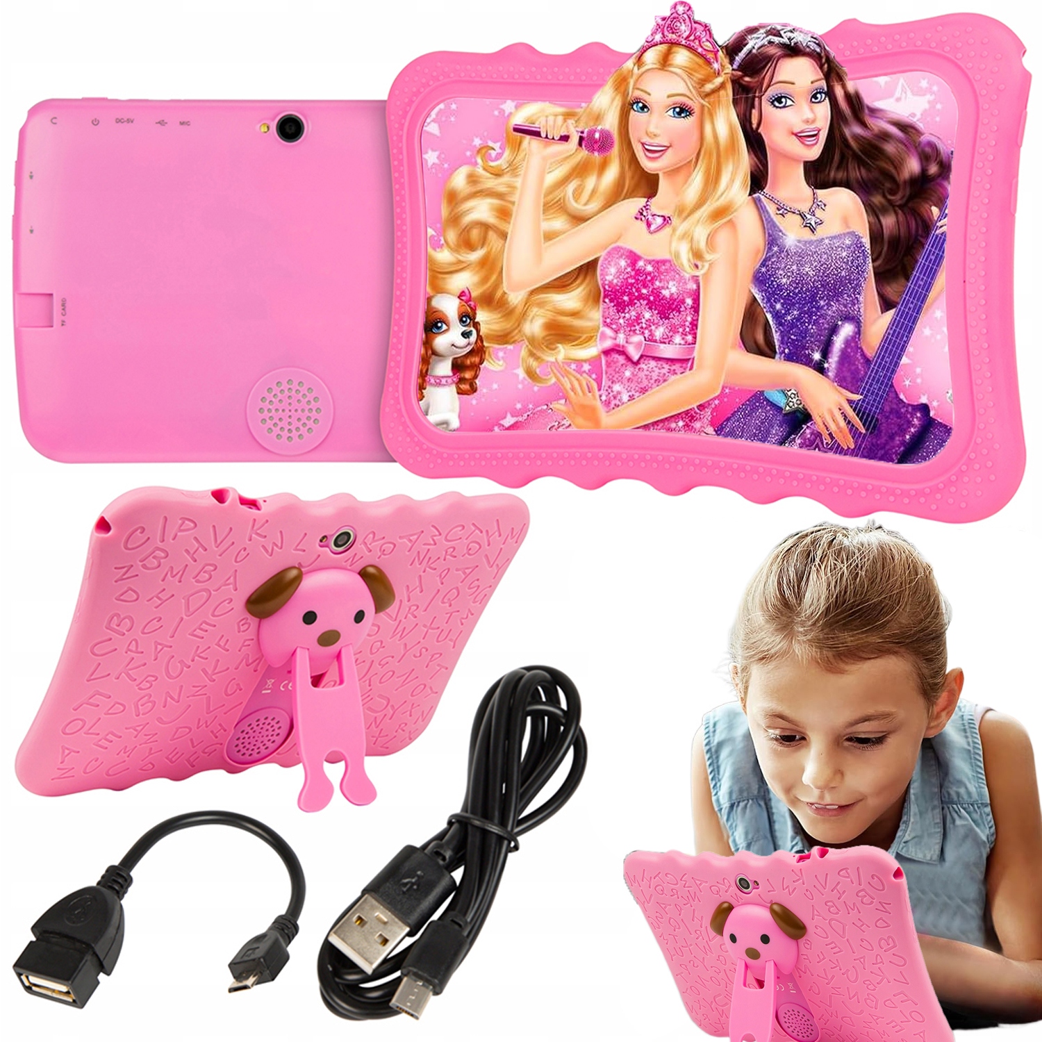 Tablet Pro Děti 7PALCOVÁ Vzdělávací Hračka Android Wifi 32GB Pouzdro