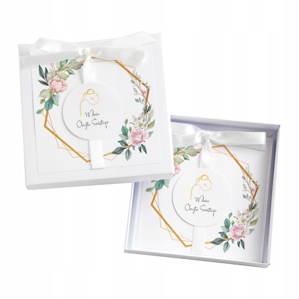 

Kartka w Pudełku na Chrzest Chrzciny na pieniądze