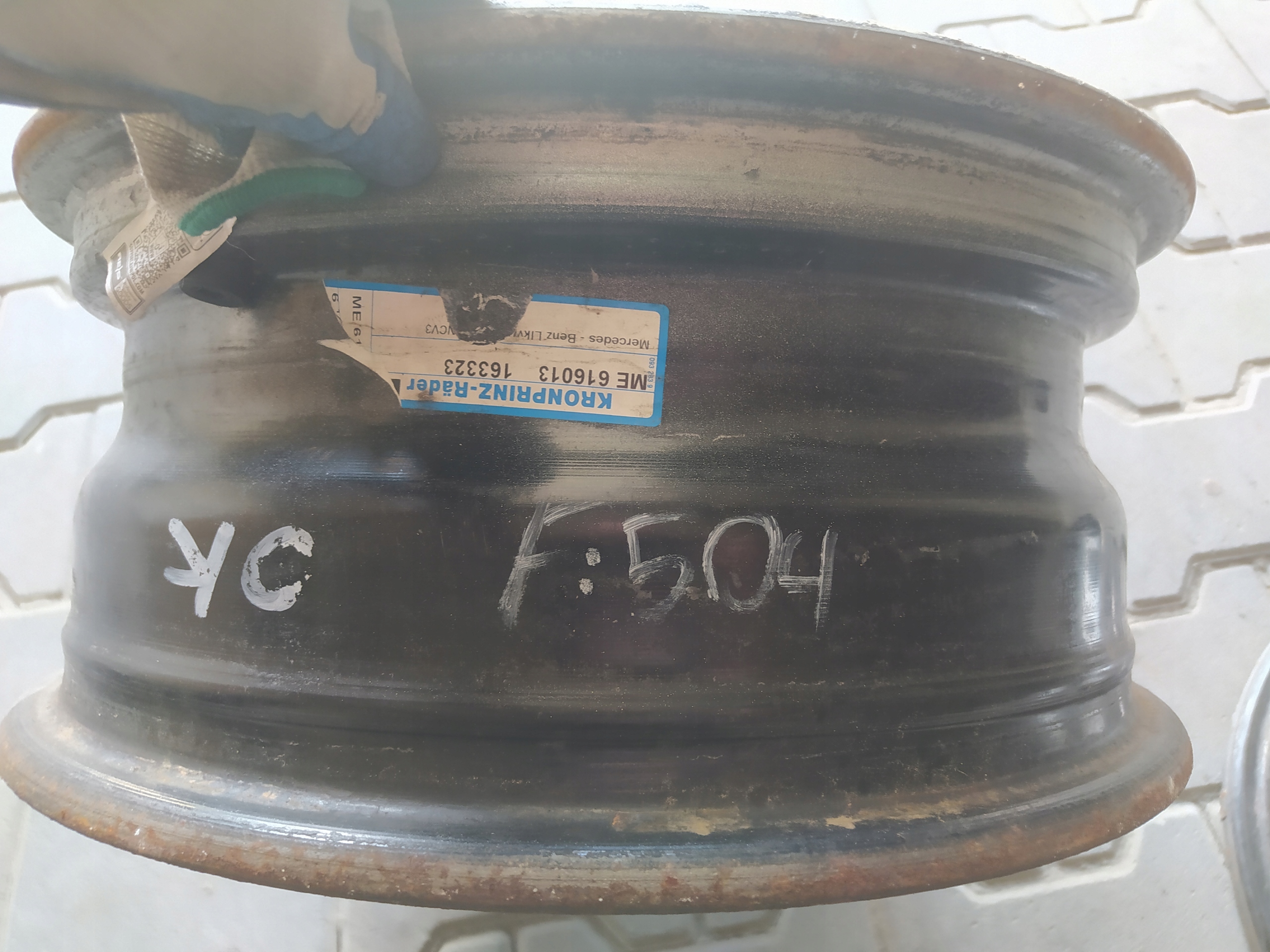 FELGA STALOWA MERCEDES BENZ SPRINTER CRAFTER 6,5X16 6X130 ET 62 Średnica felgi 16