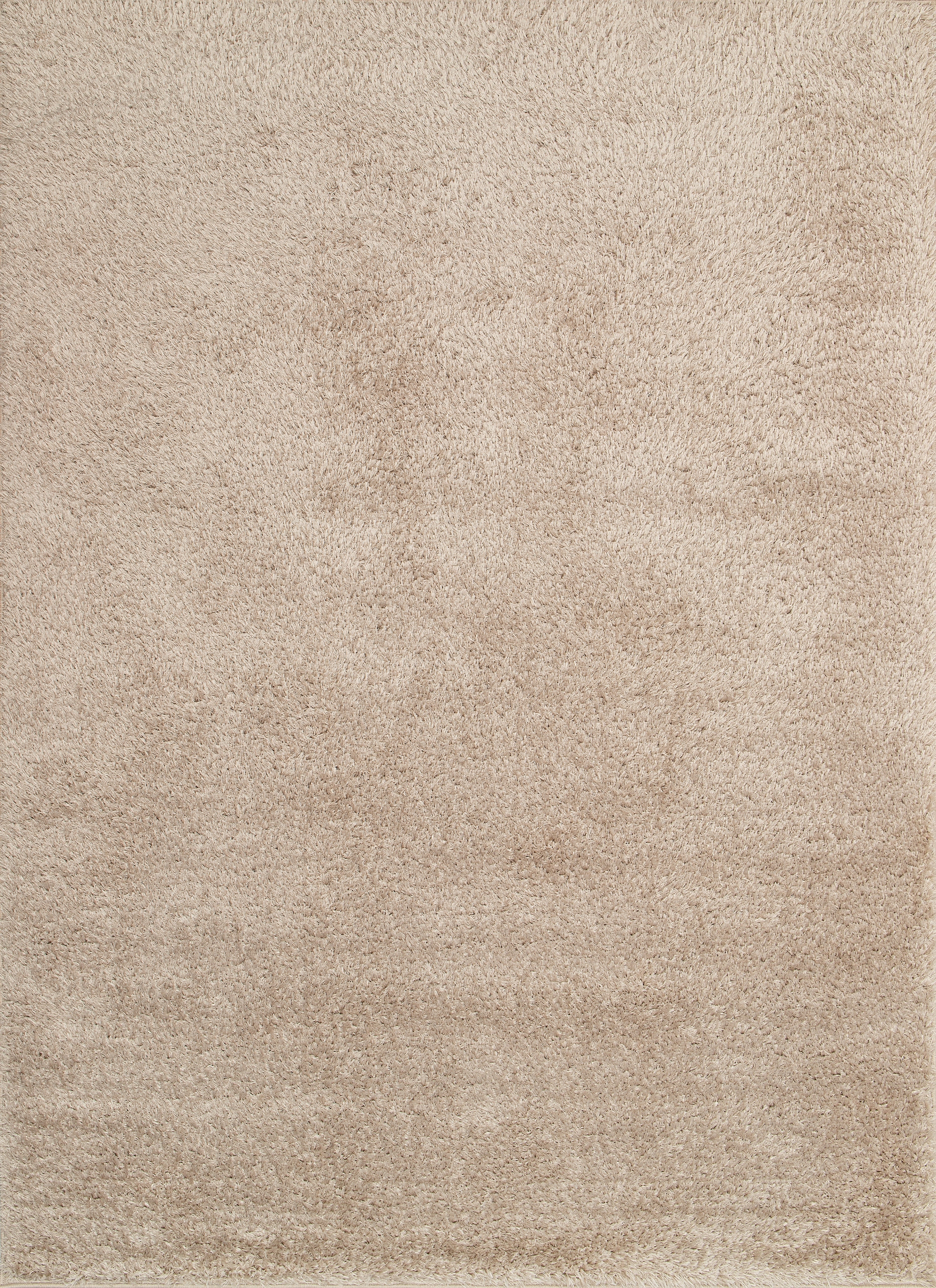 Béžový hrubý shaggy koberec do obývačky alebo spálne, 160 x 220 cm