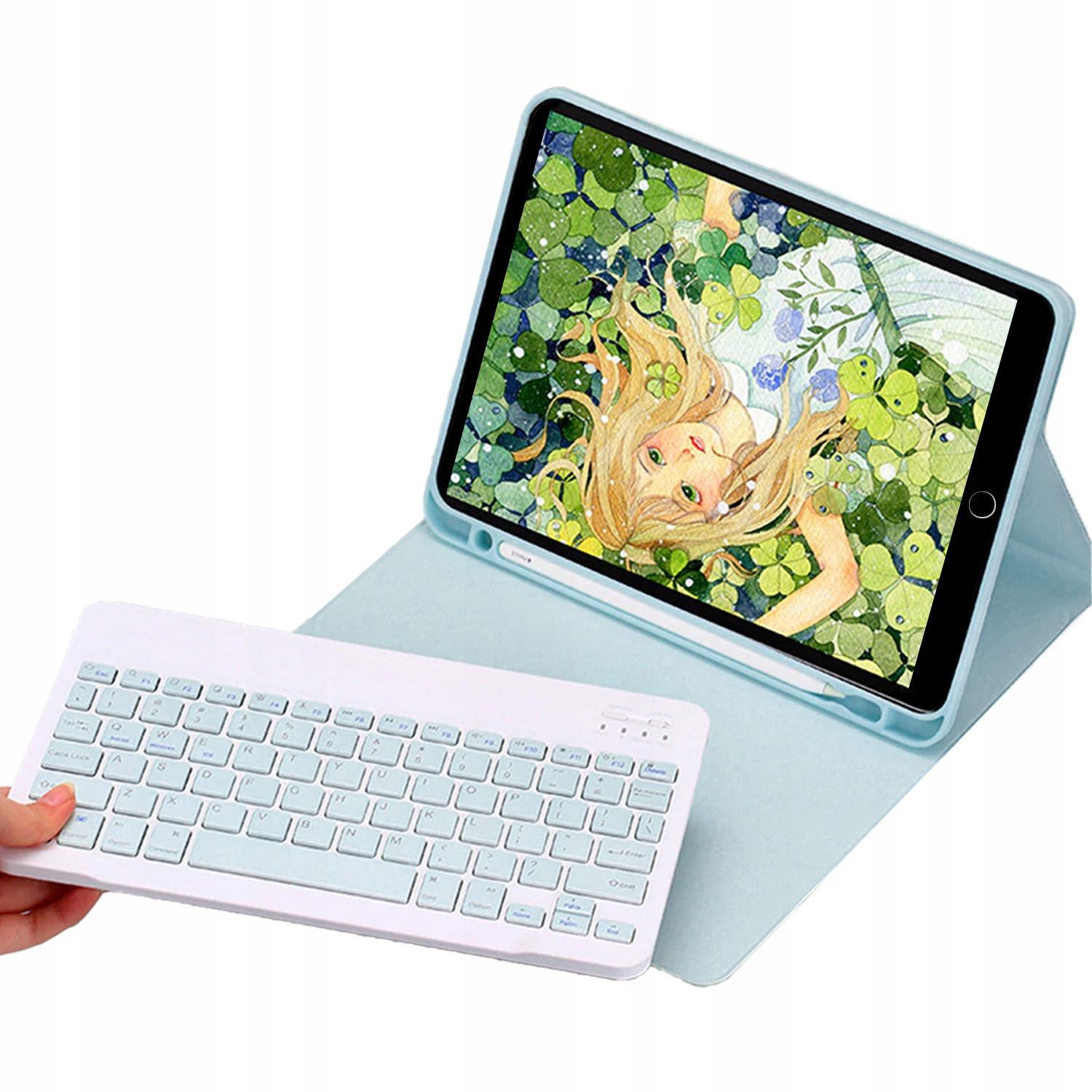 

Etui z klawiaturą do iPad 7/ 8/ 9 10.2 z uchwytem