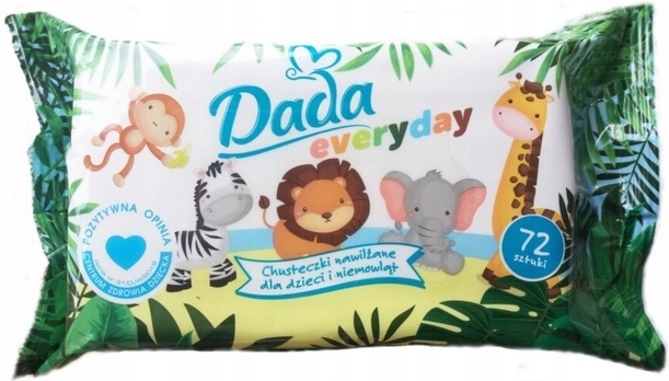 ++ DADA Everyday chusteczki nawilżane 72 szt