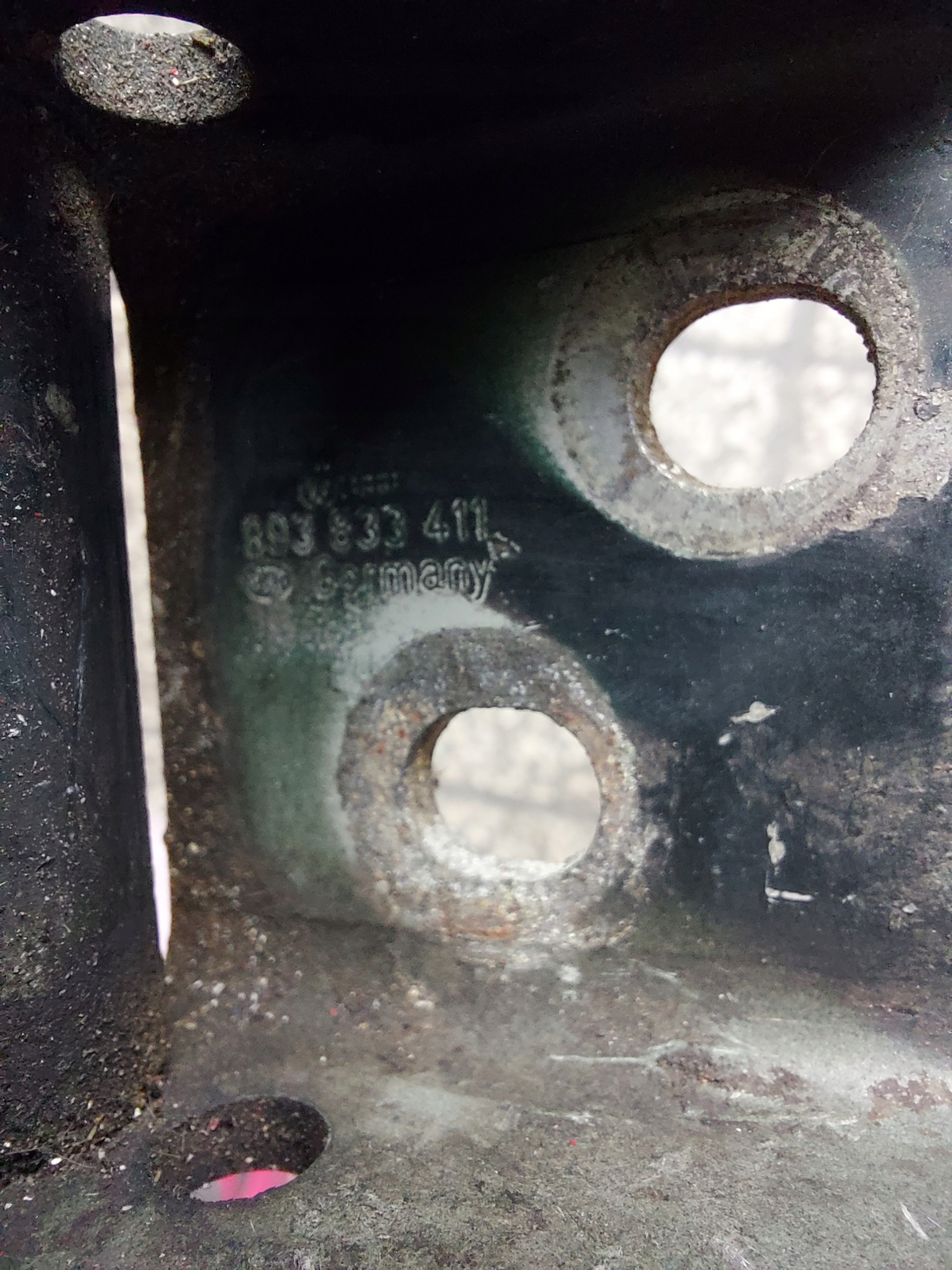 hinge door right rear part rear lower AUDI 80 B3 OE