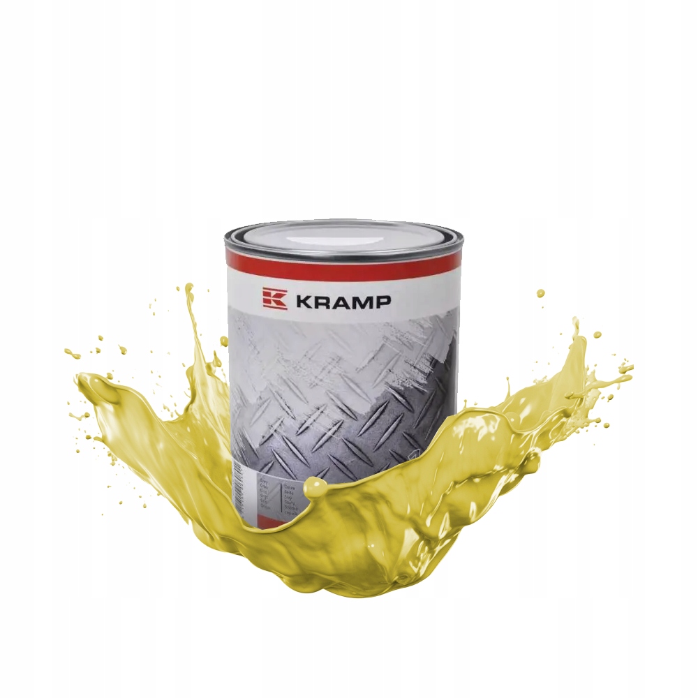 Farba podkładowa podkładówka żółta do gruntowania metalu stali 1L Kramp