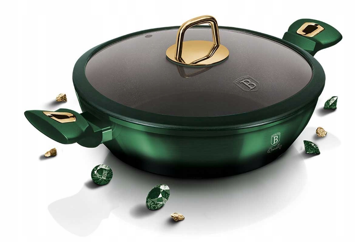 BH-6060 Hrnec granitový nízký 28 cm Berlinger Haus Emerald Line