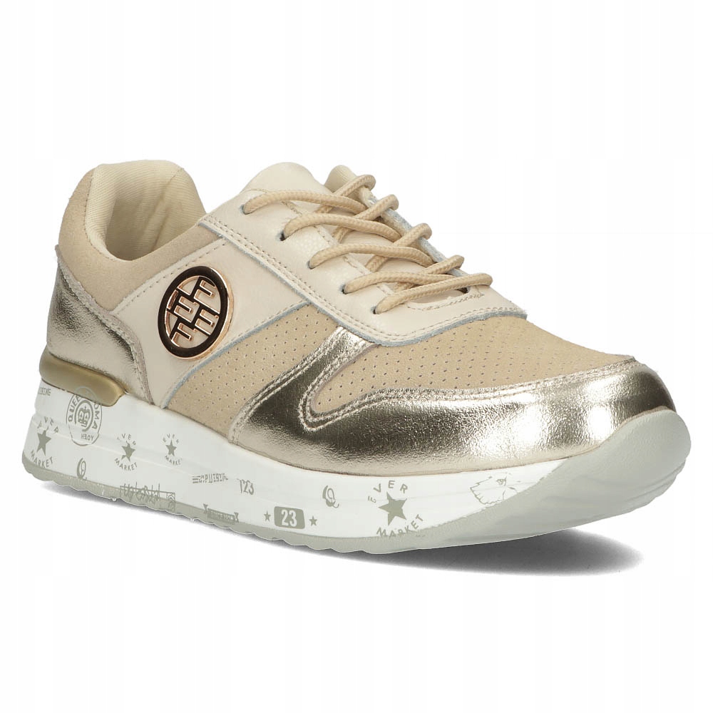 

Skórzane Sneakersy Filippo DP3542/22 Be r.40