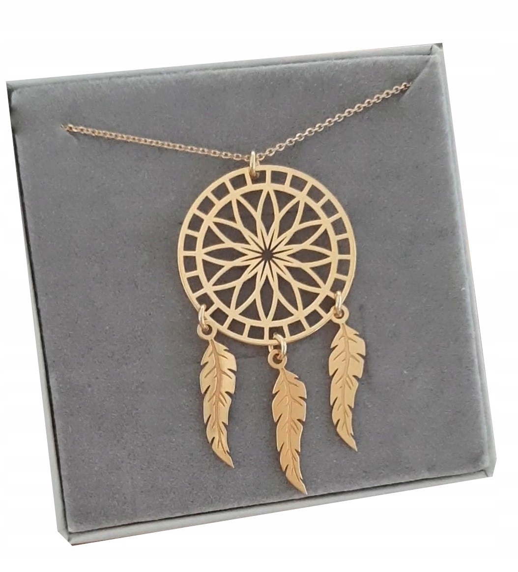 

Naszyjnik łańcuszek Łapacz Snów srebro 925 45 cm