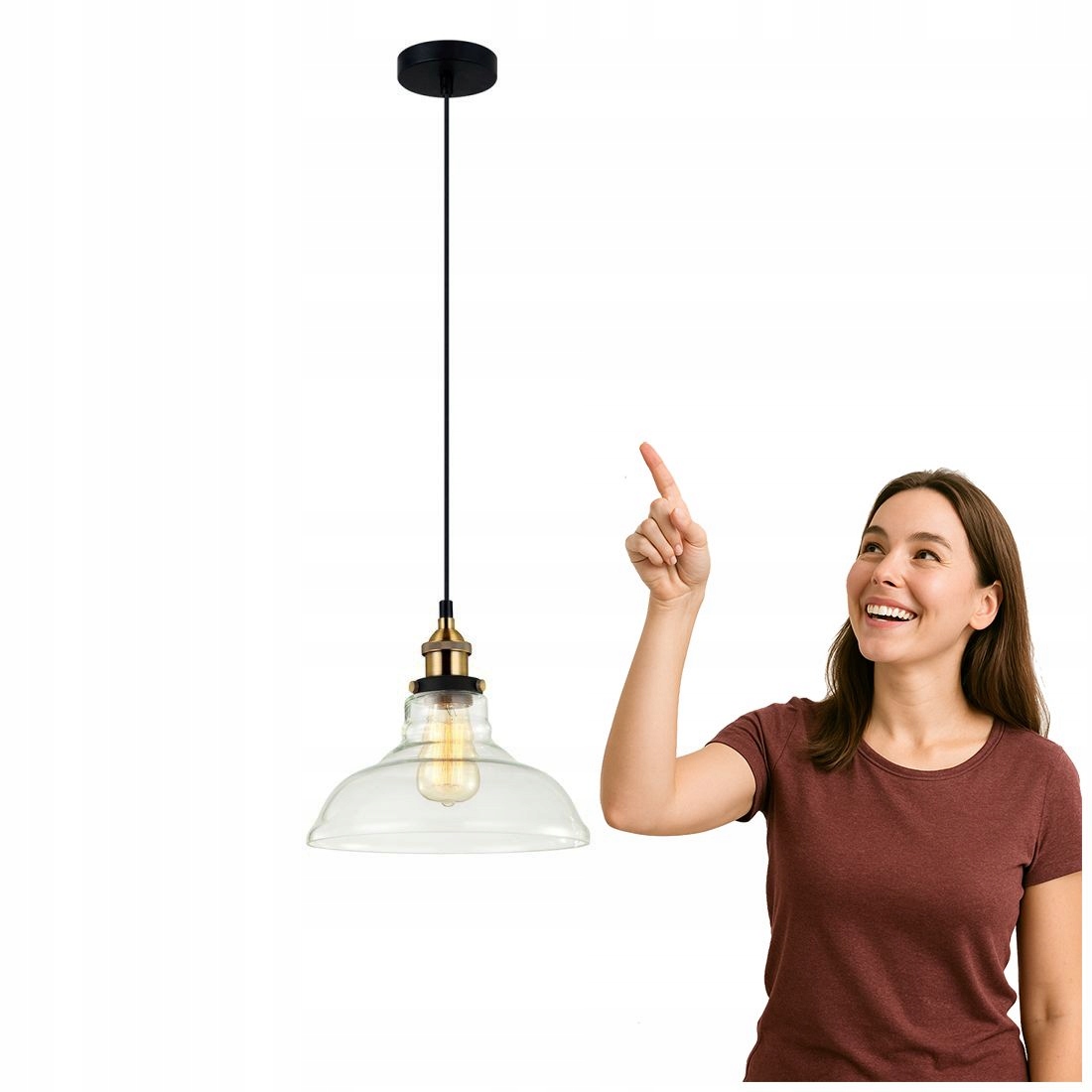 Stylová lampa Hubert v industriálním stylu – Italux