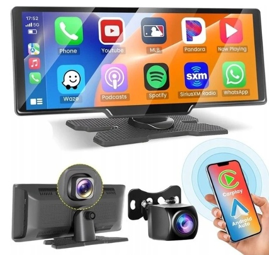 Radio samochodowe z kamerą cofania 10,2 cali Camecho T86DVR (n)*