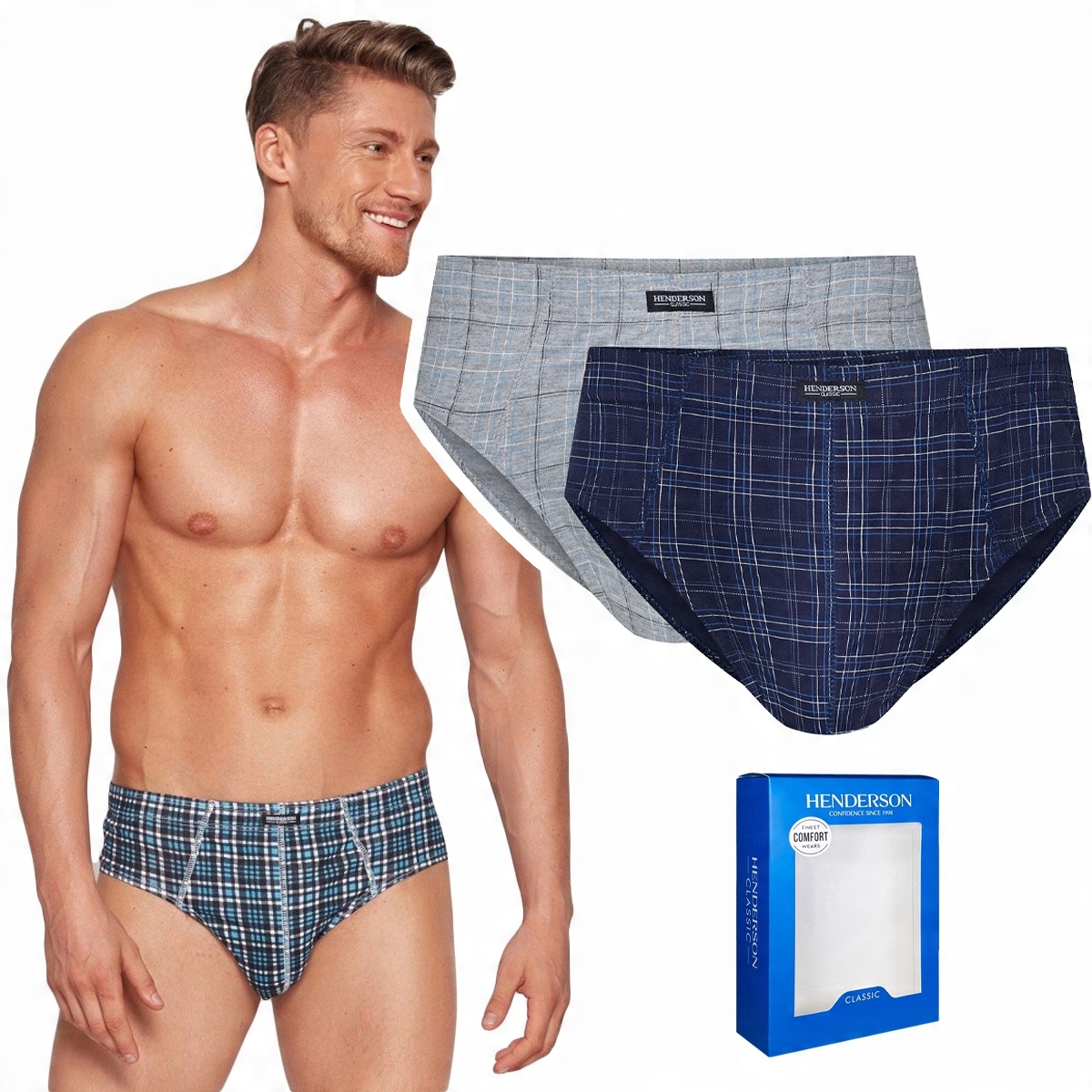 

Męskie slipy Henderson 2 sztuki 3XL XXXL
